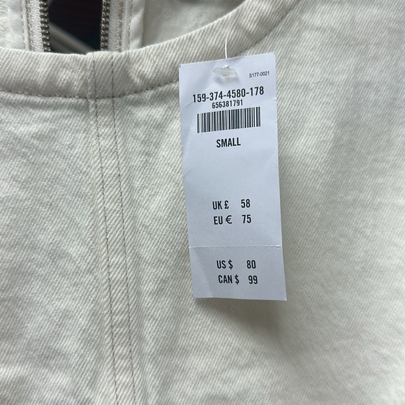 White denim Abercrombie and Fitch Dress - Picture 3 of 4